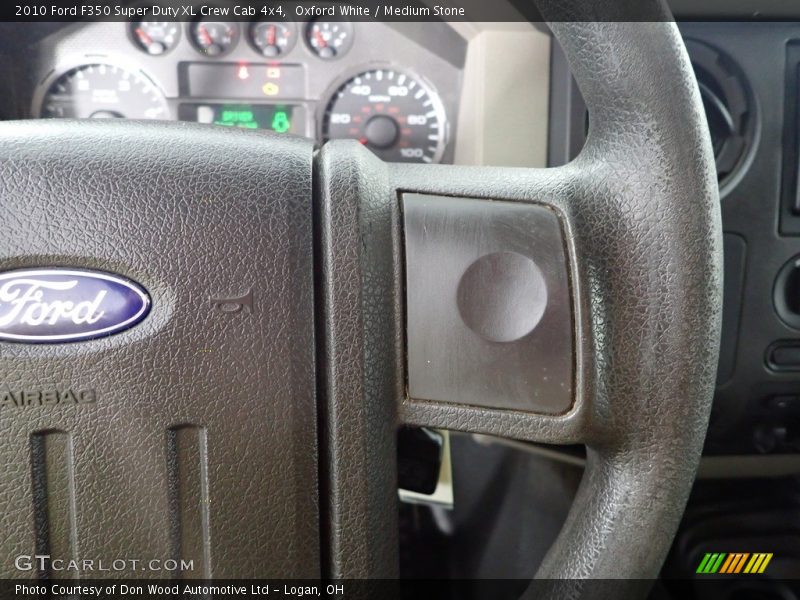 Oxford White / Medium Stone 2010 Ford F350 Super Duty XL Crew Cab 4x4