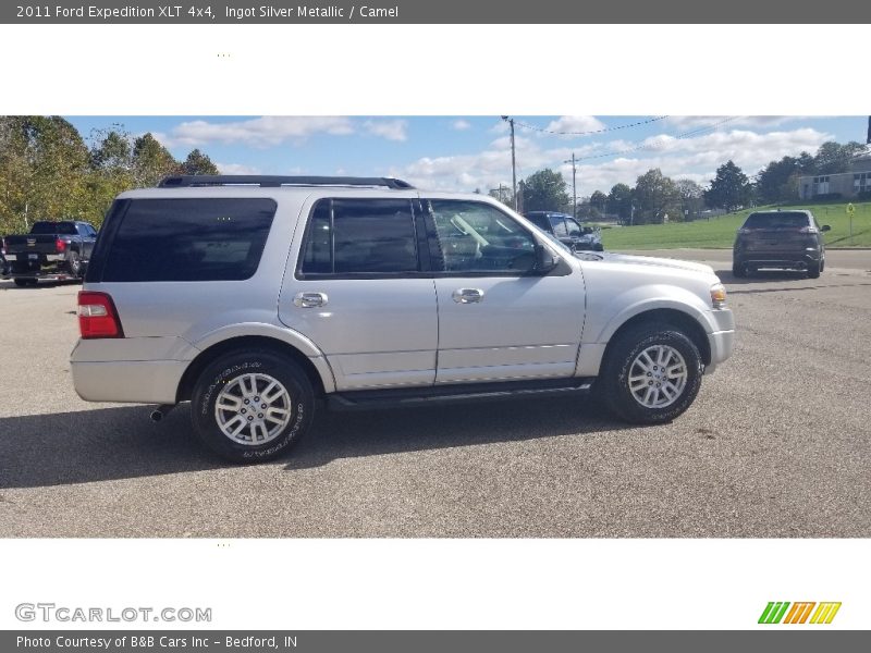 Ingot Silver Metallic / Camel 2011 Ford Expedition XLT 4x4