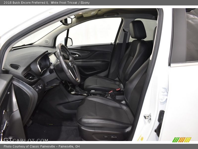 White Frost Tricoat / Ebony 2018 Buick Encore Preferred II