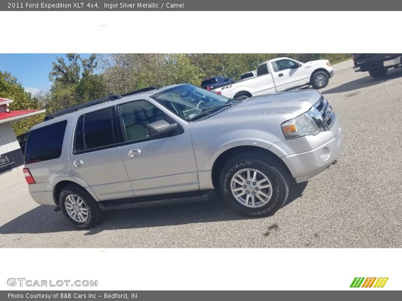Ingot Silver Metallic / Camel 2011 Ford Expedition XLT 4x4