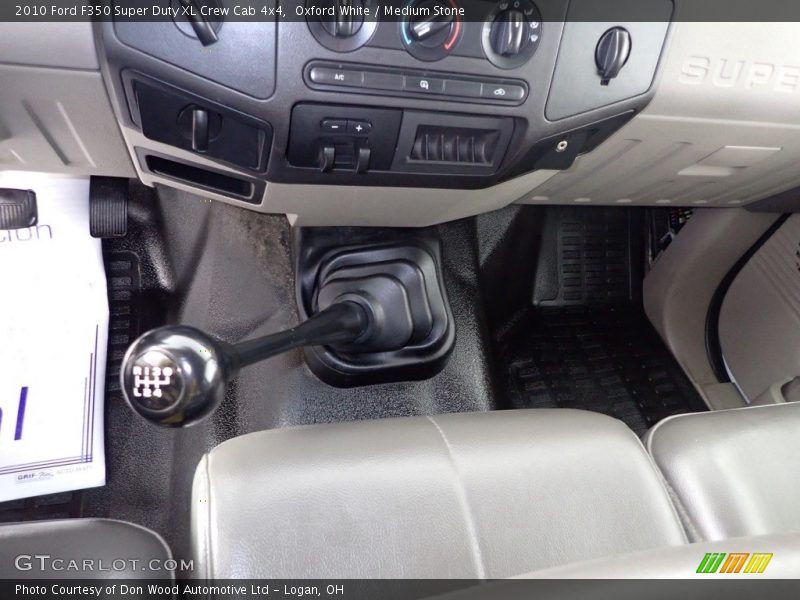 Oxford White / Medium Stone 2010 Ford F350 Super Duty XL Crew Cab 4x4