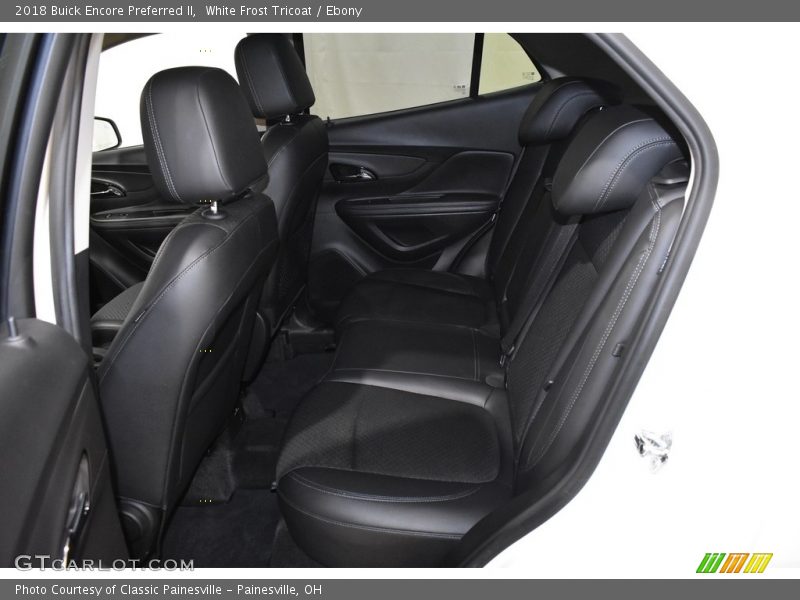 White Frost Tricoat / Ebony 2018 Buick Encore Preferred II