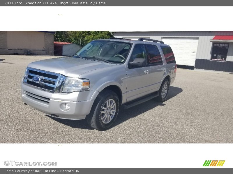 Ingot Silver Metallic / Camel 2011 Ford Expedition XLT 4x4