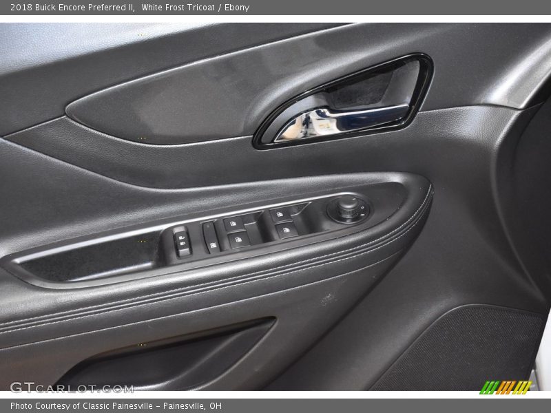 White Frost Tricoat / Ebony 2018 Buick Encore Preferred II