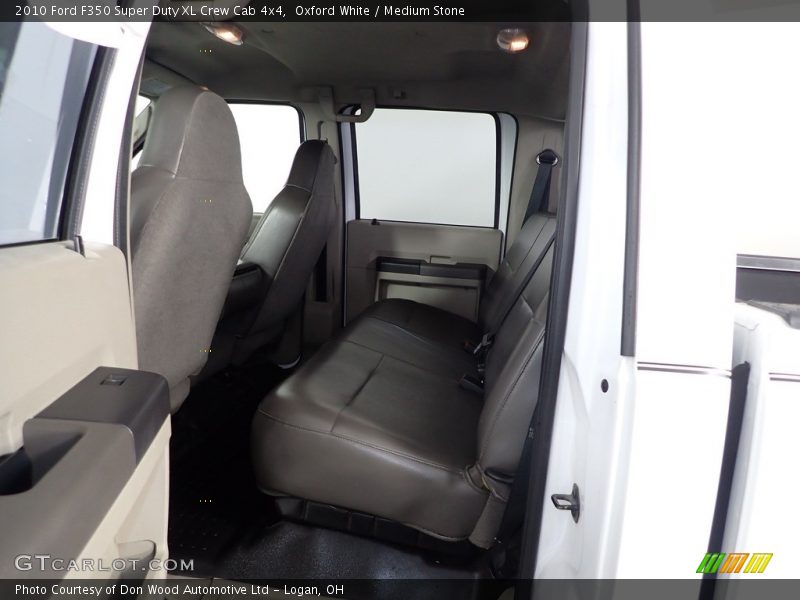 Oxford White / Medium Stone 2010 Ford F350 Super Duty XL Crew Cab 4x4