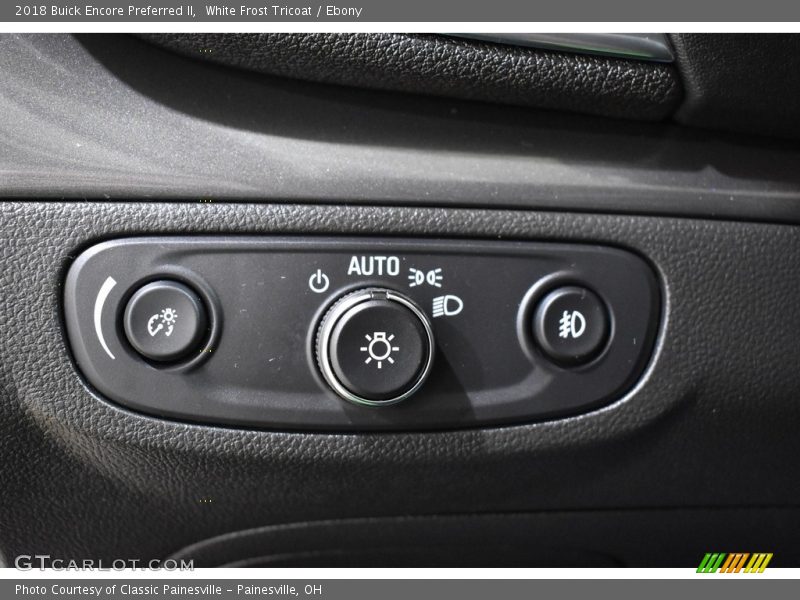 White Frost Tricoat / Ebony 2018 Buick Encore Preferred II