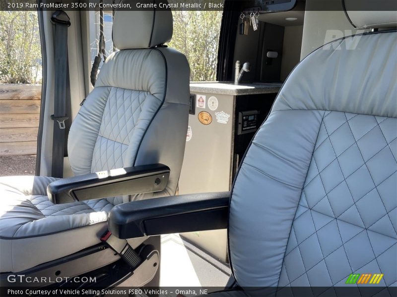 Front Seat of 2019 ProMaster 3500 RV Conversion