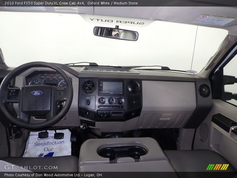 Oxford White / Medium Stone 2010 Ford F350 Super Duty XL Crew Cab 4x4