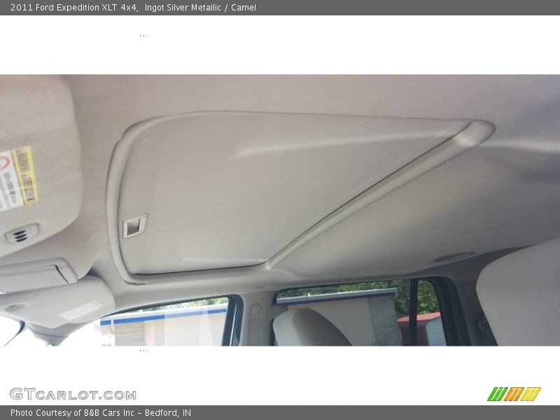 Ingot Silver Metallic / Camel 2011 Ford Expedition XLT 4x4