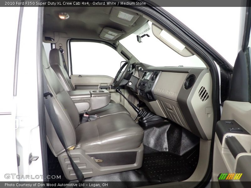 Oxford White / Medium Stone 2010 Ford F350 Super Duty XL Crew Cab 4x4
