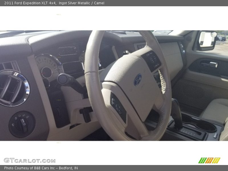 Ingot Silver Metallic / Camel 2011 Ford Expedition XLT 4x4