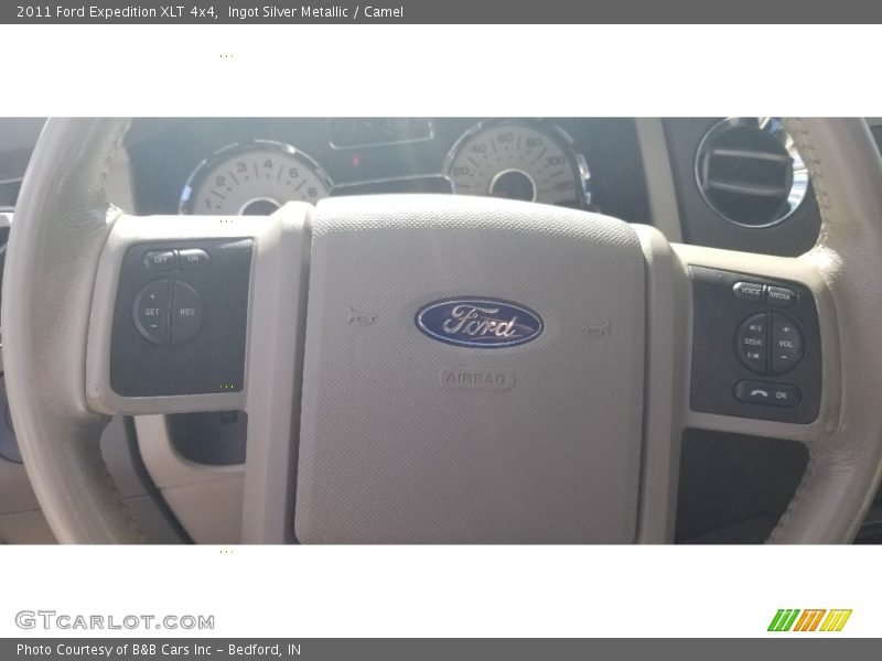 Ingot Silver Metallic / Camel 2011 Ford Expedition XLT 4x4