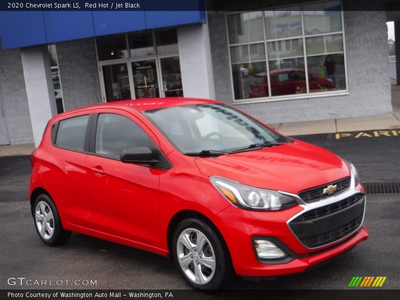 Red Hot / Jet Black 2020 Chevrolet Spark LS