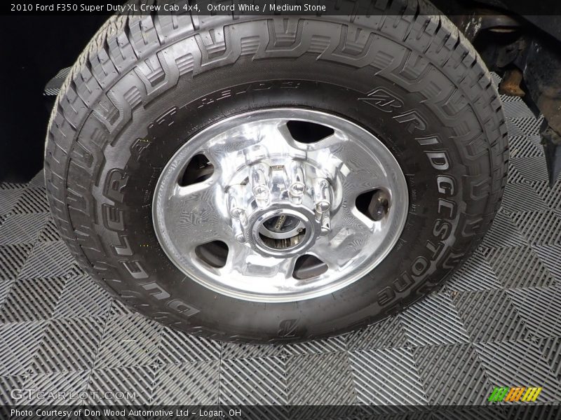 Oxford White / Medium Stone 2010 Ford F350 Super Duty XL Crew Cab 4x4