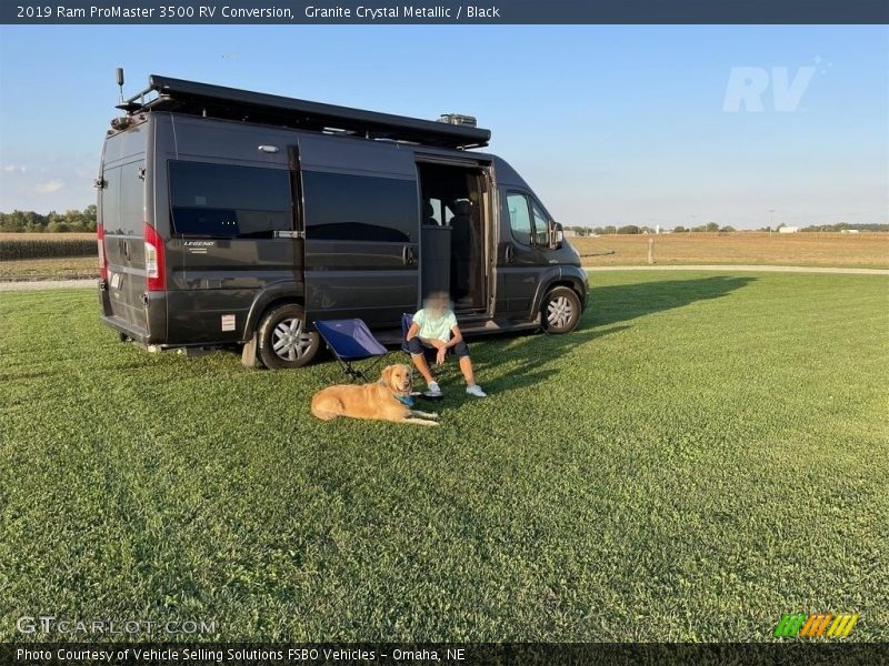 Granite Crystal Metallic / Black 2019 Ram ProMaster 3500 RV Conversion