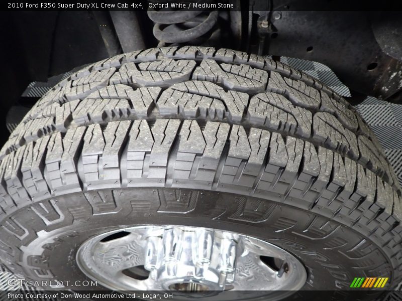 Oxford White / Medium Stone 2010 Ford F350 Super Duty XL Crew Cab 4x4