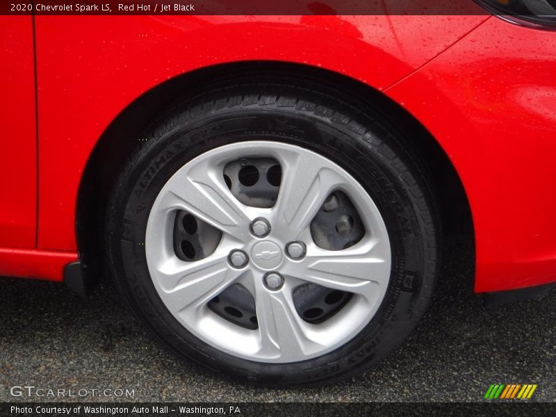 Red Hot / Jet Black 2020 Chevrolet Spark LS