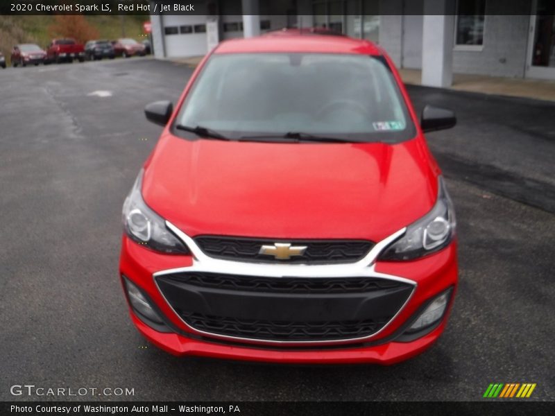 Red Hot / Jet Black 2020 Chevrolet Spark LS