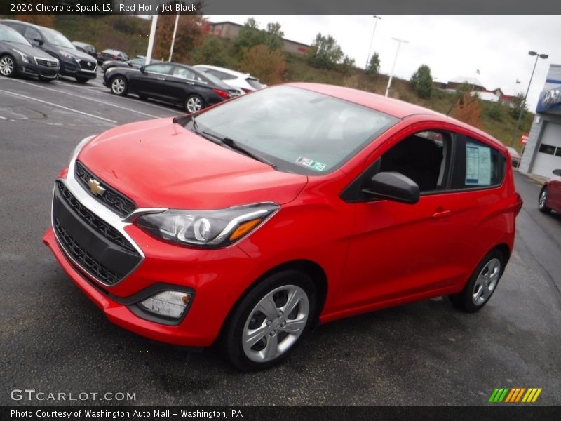 Red Hot / Jet Black 2020 Chevrolet Spark LS