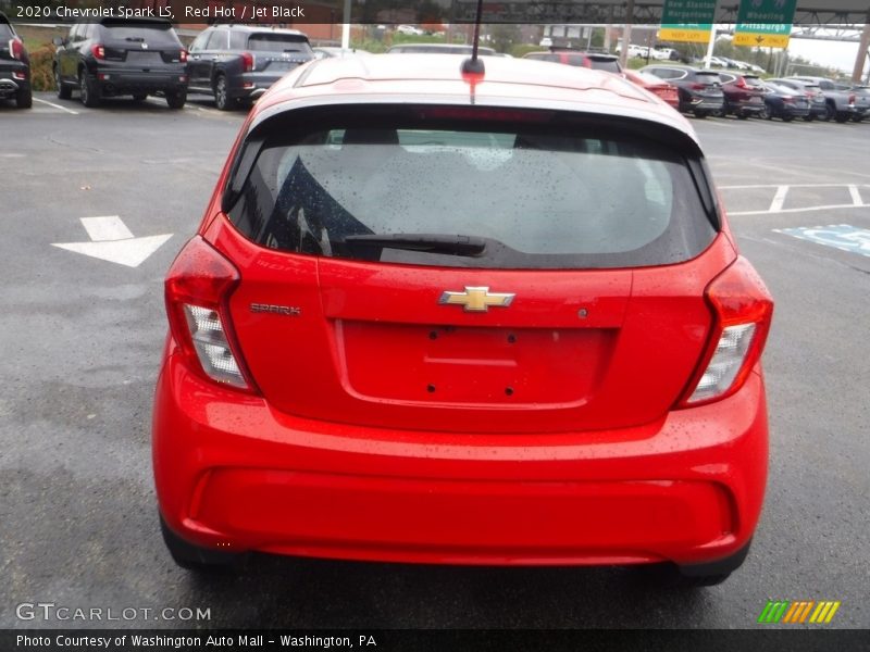 Red Hot / Jet Black 2020 Chevrolet Spark LS