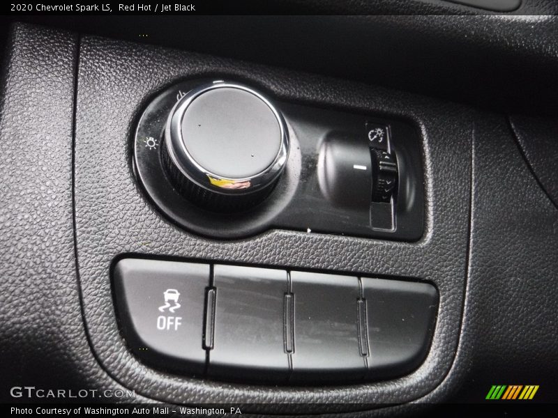 Red Hot / Jet Black 2020 Chevrolet Spark LS