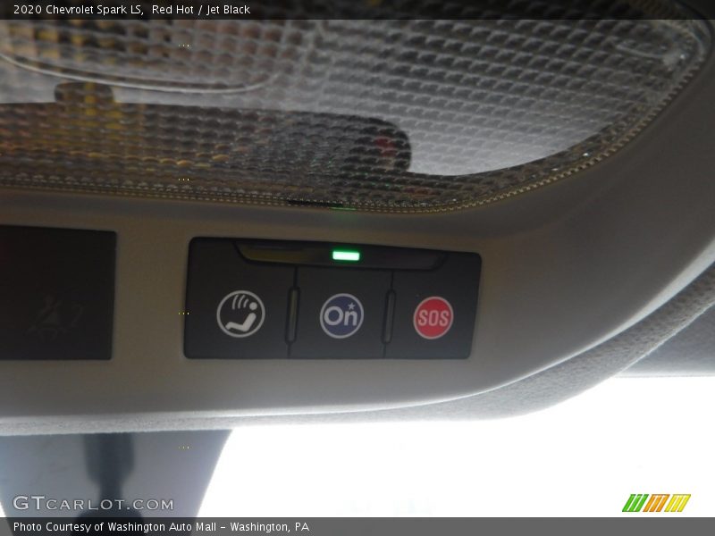 Red Hot / Jet Black 2020 Chevrolet Spark LS