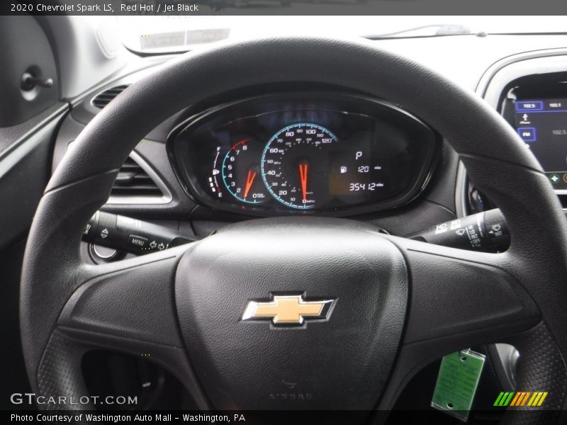 Red Hot / Jet Black 2020 Chevrolet Spark LS