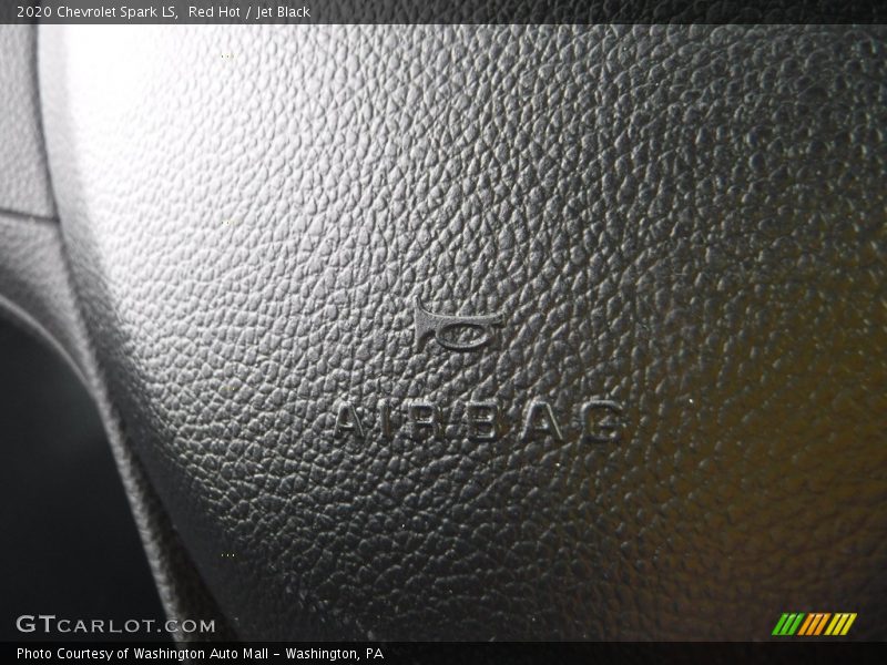 Red Hot / Jet Black 2020 Chevrolet Spark LS
