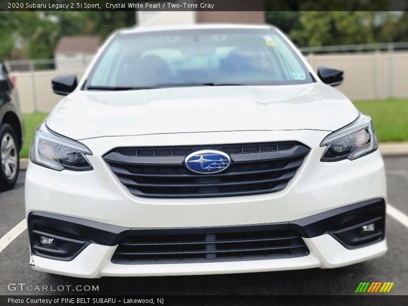 Crystal White Pearl / Two-Tone Gray 2020 Subaru Legacy 2.5i Sport