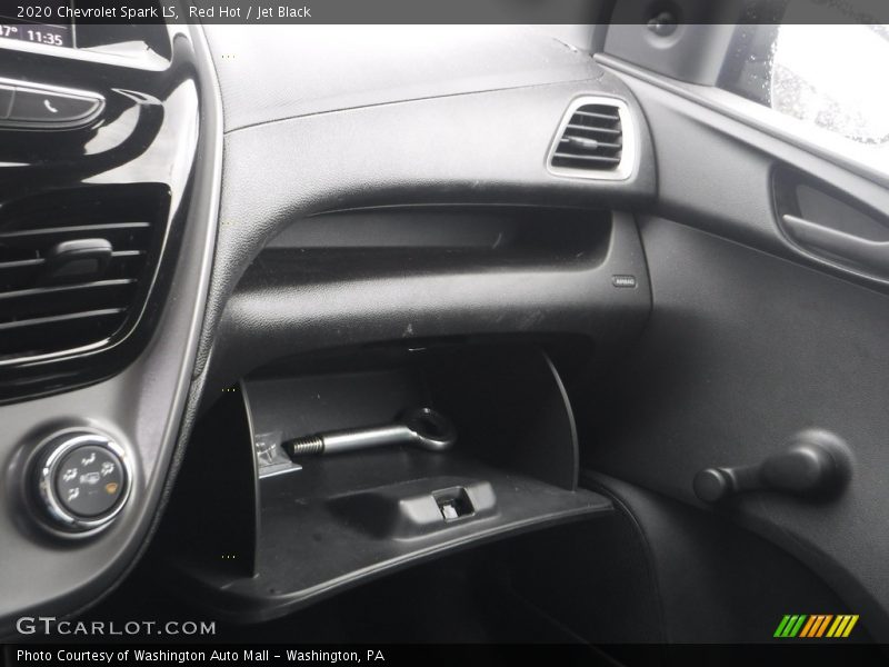 Red Hot / Jet Black 2020 Chevrolet Spark LS