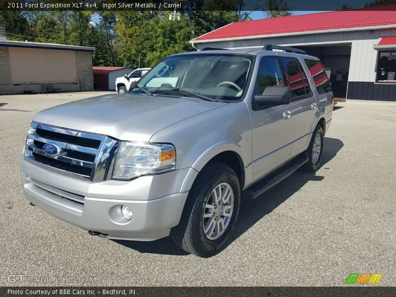 Ingot Silver Metallic / Camel 2011 Ford Expedition XLT 4x4