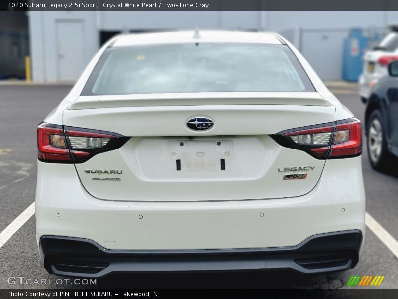 Crystal White Pearl / Two-Tone Gray 2020 Subaru Legacy 2.5i Sport