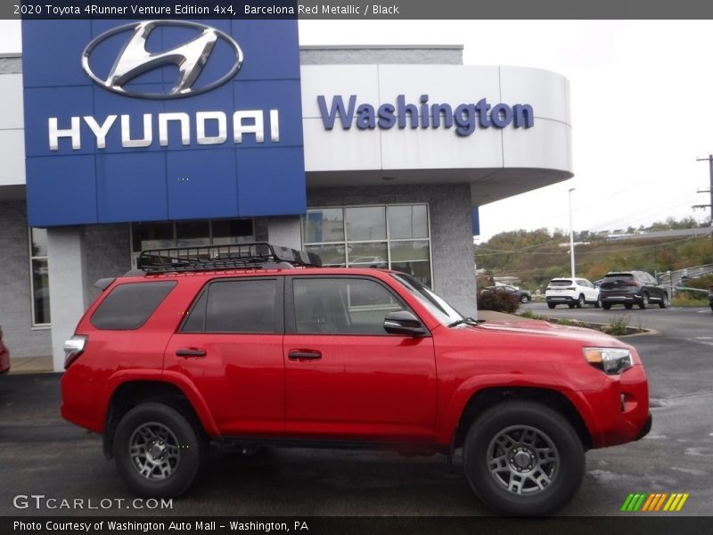 Barcelona Red Metallic / Black 2020 Toyota 4Runner Venture Edition 4x4