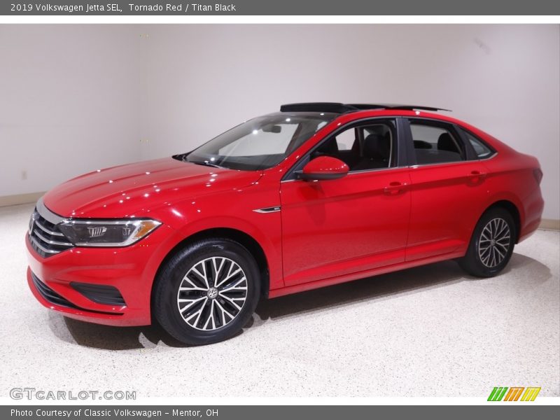 Tornado Red / Titan Black 2019 Volkswagen Jetta SEL