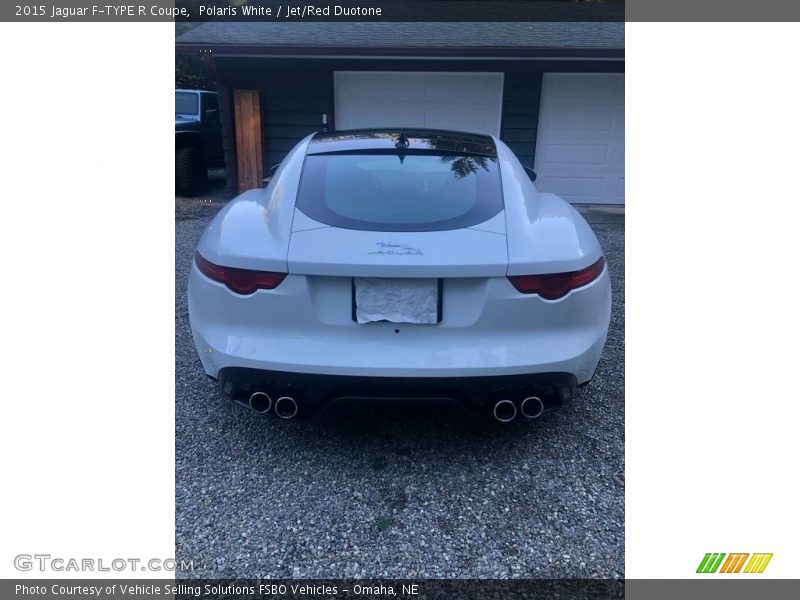 Polaris White / Jet/Red Duotone 2015 Jaguar F-TYPE R Coupe