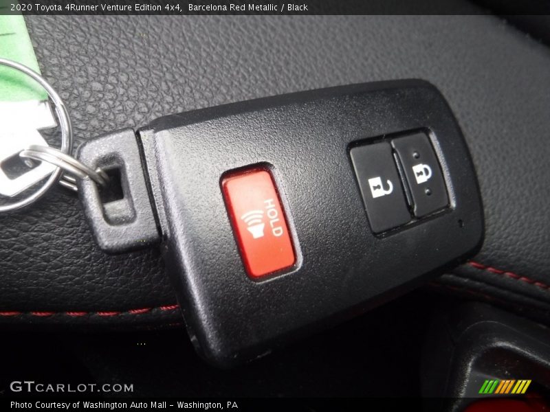 Barcelona Red Metallic / Black 2020 Toyota 4Runner Venture Edition 4x4