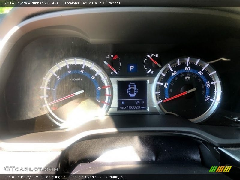 Barcelona Red Metallic / Graphite 2014 Toyota 4Runner SR5 4x4