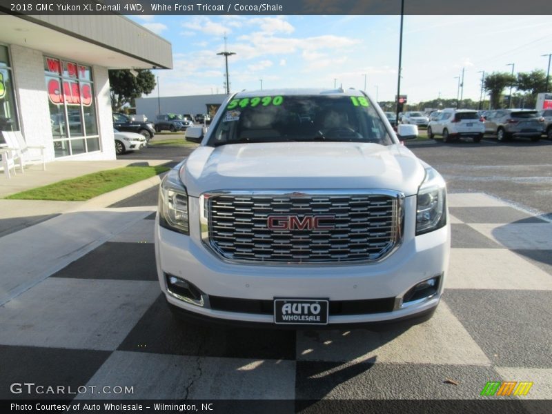 White Frost Tricoat / Cocoa/Shale 2018 GMC Yukon XL Denali 4WD