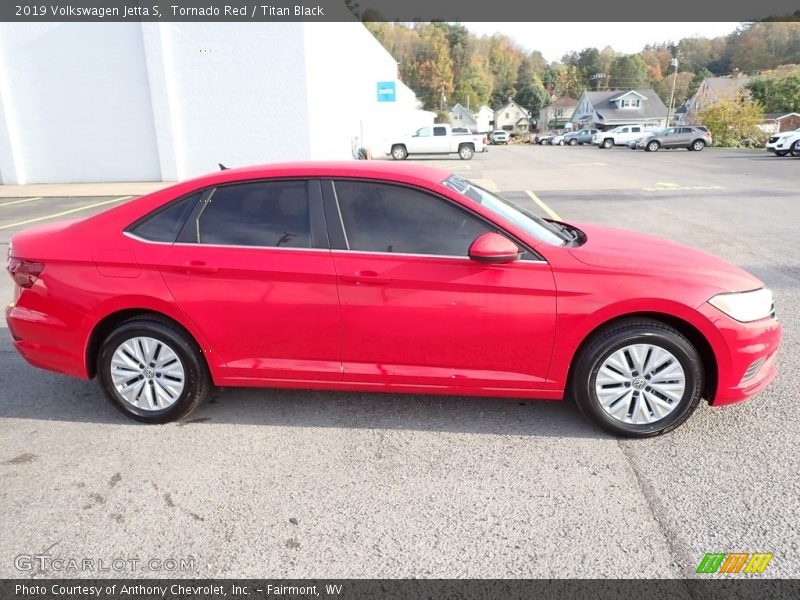 Tornado Red / Titan Black 2019 Volkswagen Jetta S
