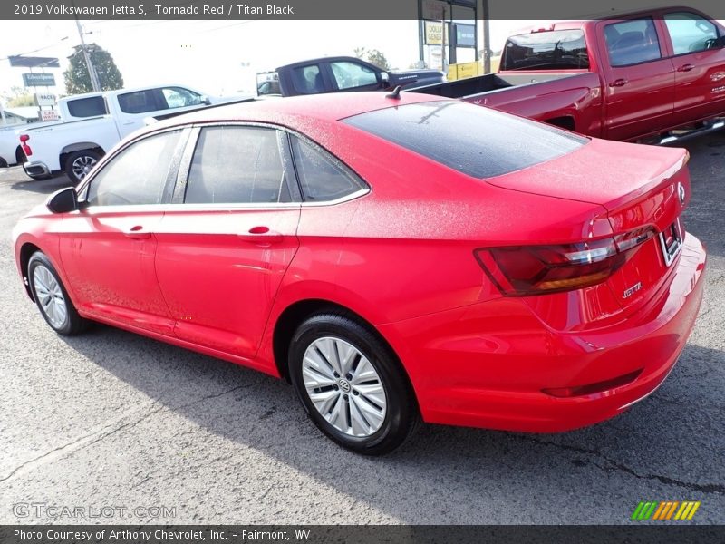 Tornado Red / Titan Black 2019 Volkswagen Jetta S