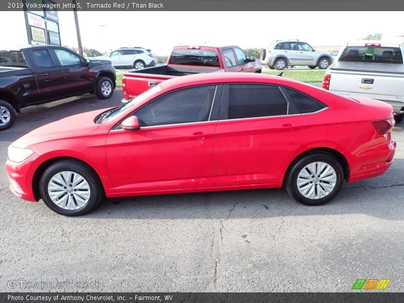 Tornado Red / Titan Black 2019 Volkswagen Jetta S