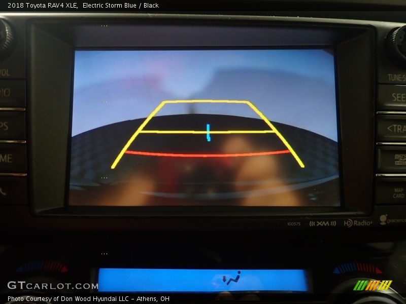 Electric Storm Blue / Black 2018 Toyota RAV4 XLE