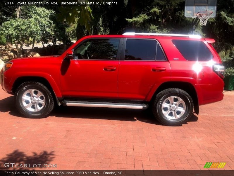 Barcelona Red Metallic / Graphite 2014 Toyota 4Runner SR5 4x4
