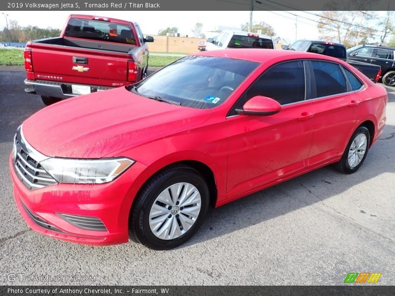 Tornado Red / Titan Black 2019 Volkswagen Jetta S