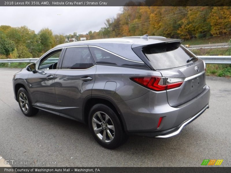 Nebula Gray Pearl / Stratus Gray 2018 Lexus RX 350L AWD