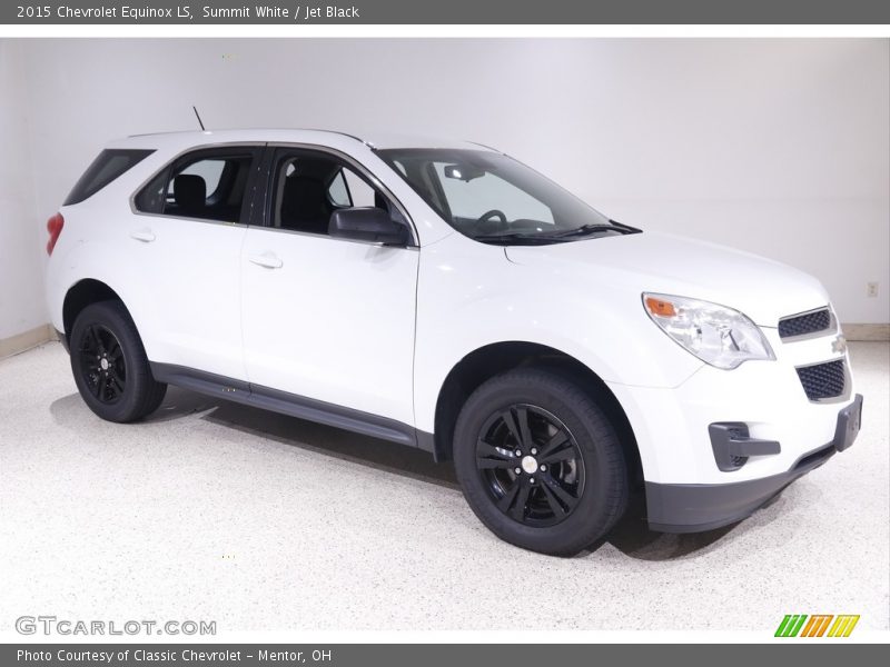 Summit White / Jet Black 2015 Chevrolet Equinox LS