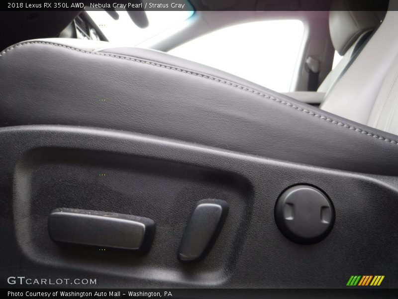 Nebula Gray Pearl / Stratus Gray 2018 Lexus RX 350L AWD