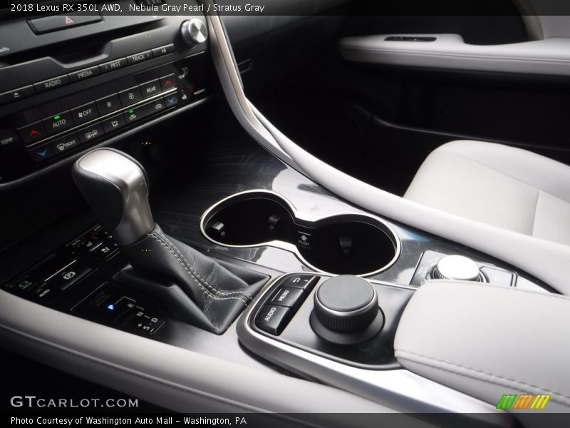 Nebula Gray Pearl / Stratus Gray 2018 Lexus RX 350L AWD