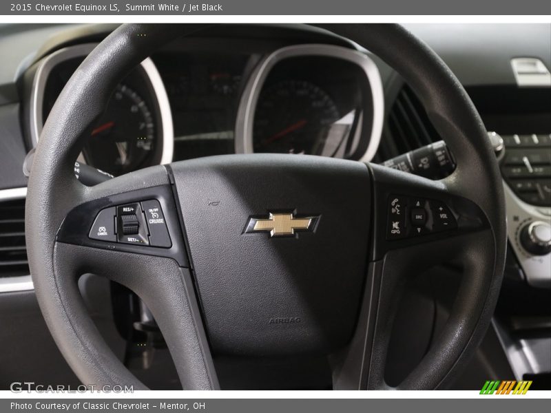 Summit White / Jet Black 2015 Chevrolet Equinox LS