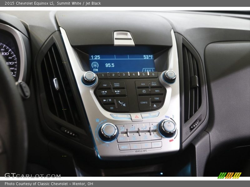 Summit White / Jet Black 2015 Chevrolet Equinox LS